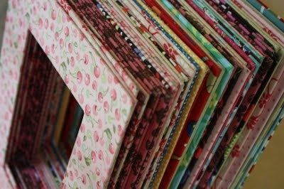 fabric covered cereal boxes for picture mats… genius… mats are so expensive! // upcycle