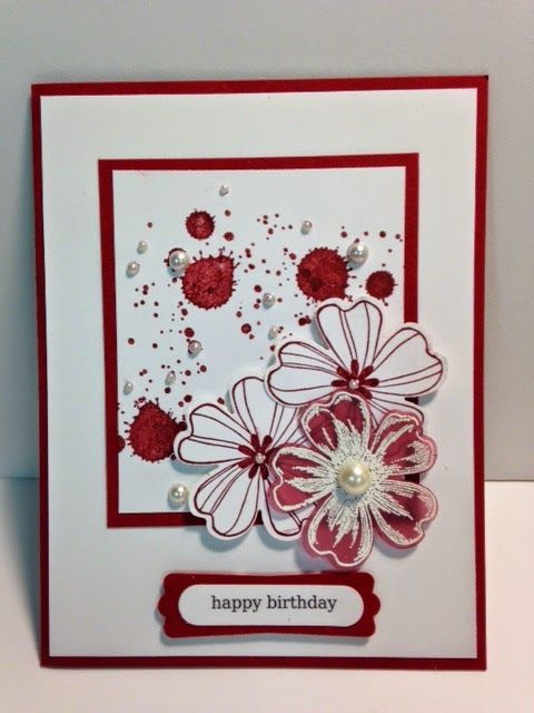 Flower Shop, Gorgeous Grunge, Birthday Card, Stampin’ Up!, Rubber Stamping, Handmade Cards