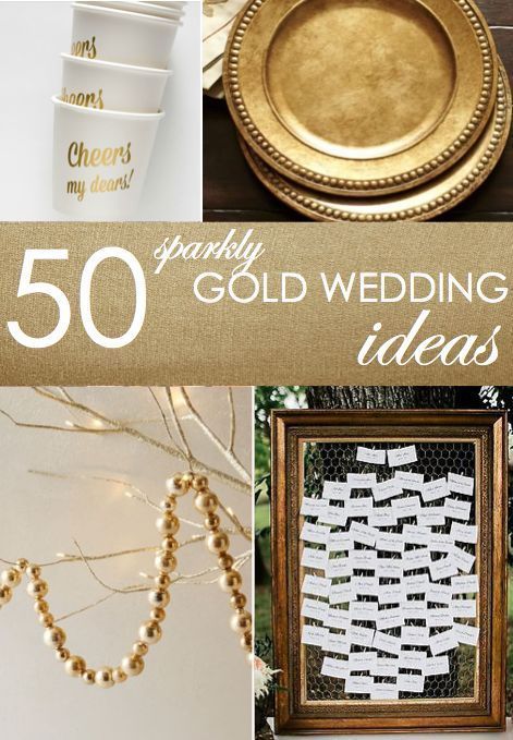 Gold is, and will continue to be, a hot color for weddings this year! It’s elegant, undeniably fun, and like all good things – a