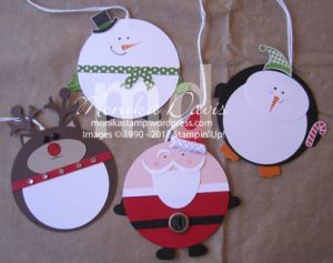 Holiday Tags by Monika Davis Stampin’ Up! – with a tutorial