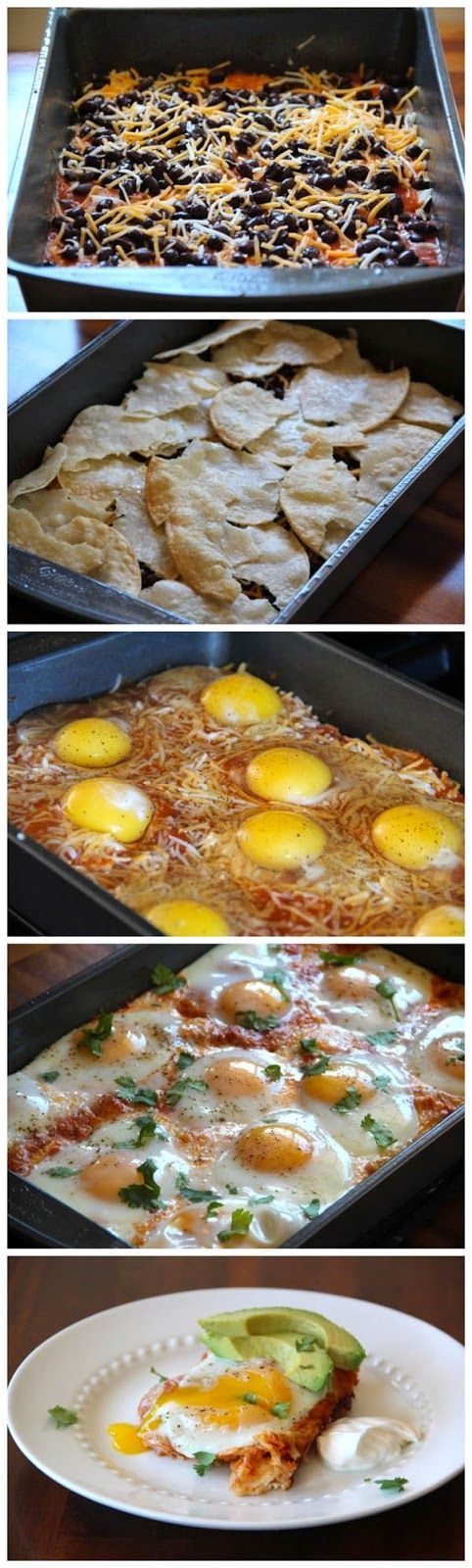 Huevos Rancheros Casserole – Maybe for a special breakfast when kids stay over.