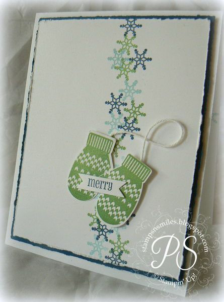 Make a Mitten by pennysmiley – Cards and Paper Crafts at Splitcoaststampers