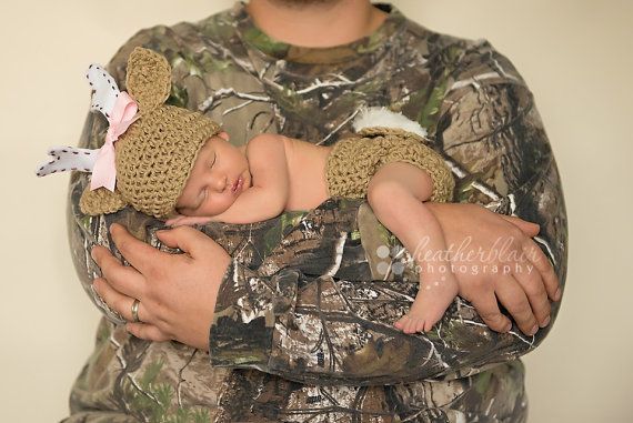 NEW — “Oh My Deer” — Hat and diaper cover set — Newborn Photography Prop on Etsy, $38.50