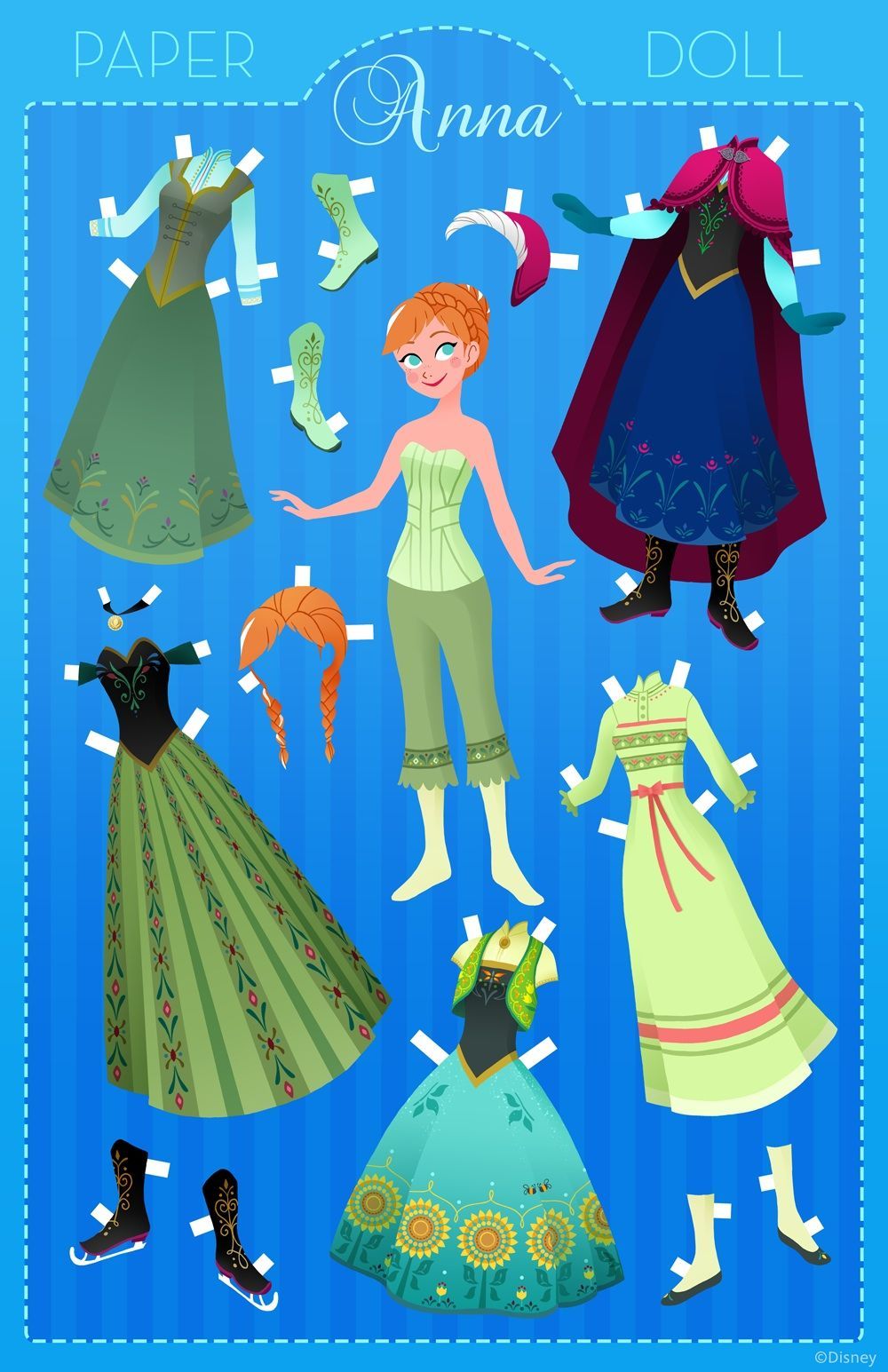 Paper Doll: Anna | Lifestyle | Disney Style