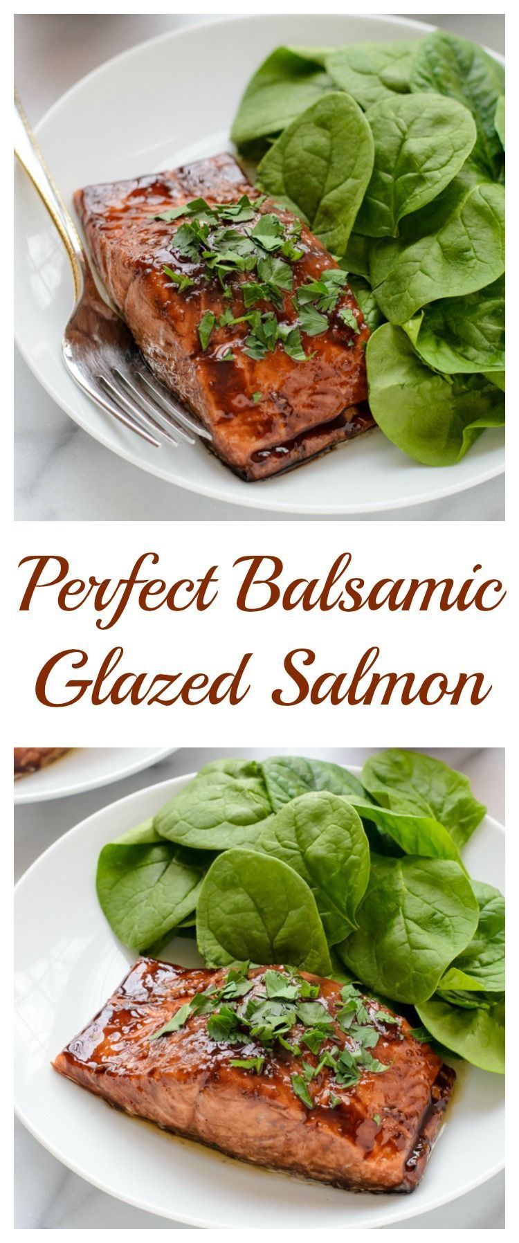 Perfect Balsamic Glazed Salmon. Easy, impressive and ready in 20 minutes! // Salmon : www.zayconfresh.c…