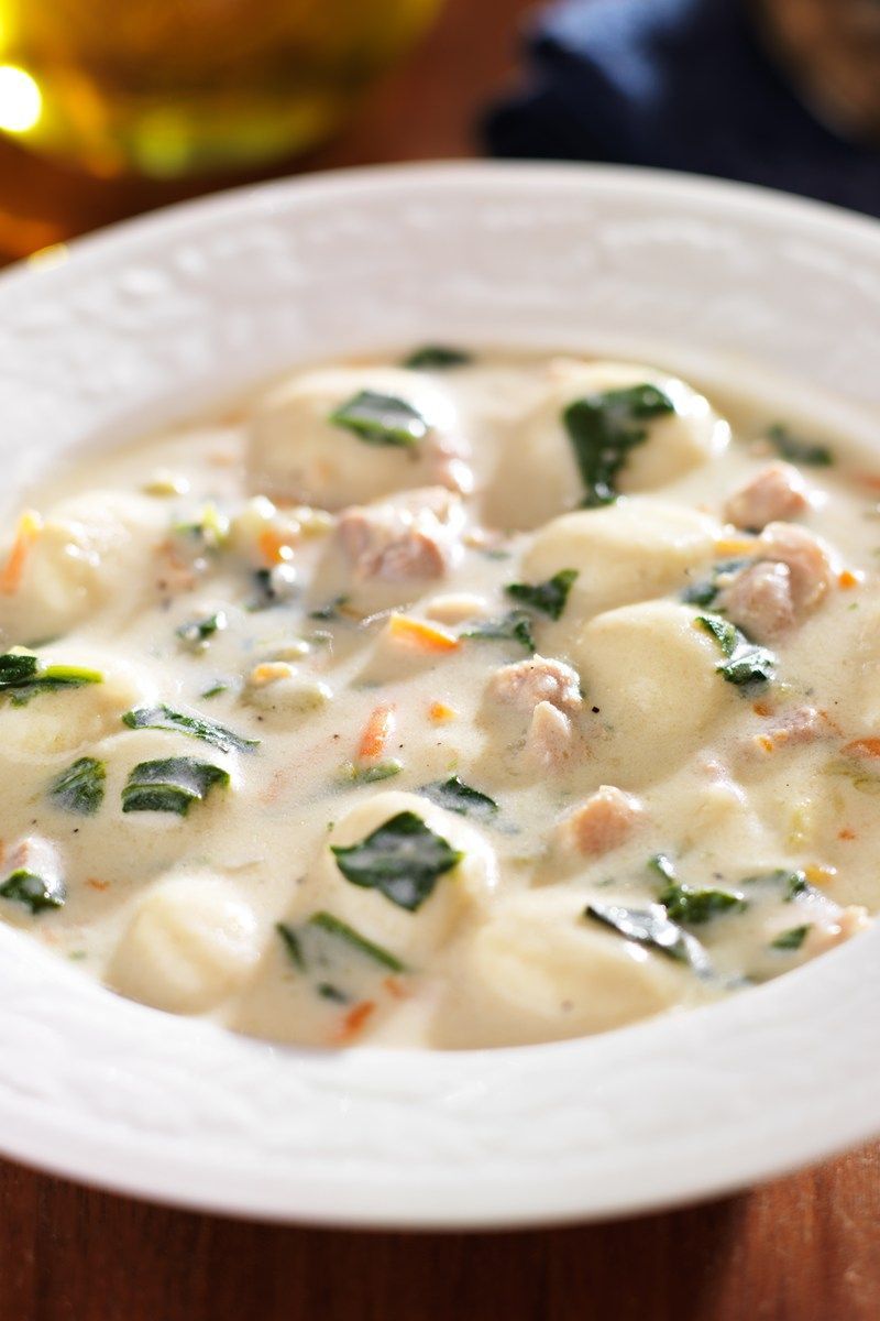 This is the recipe i have used and it is wonderful! Olive Garden Chicken and Gnocchi Soup Copycat Recipe