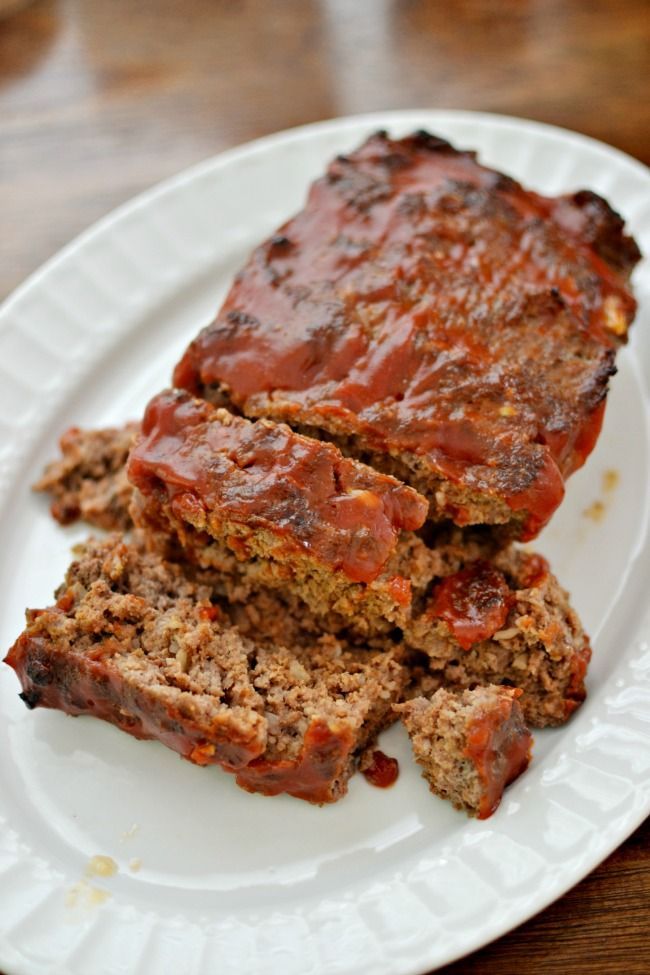 This meatloaf recipe is easy with just a few simple ingredients but with a whole lot of tasty flavor.