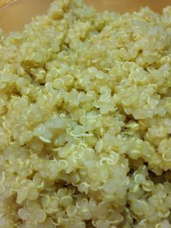 Tracy, Cooks: Quinoa, in the pressure cooker. Make a batch and keep it in the fridge for the week for salads, sides or just