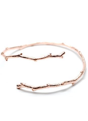 Twig Bracelet in Rose Gold, this website has some seriously beautiful jewellery on it!