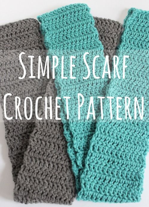 Yes, I keep talking about crochet. But, you know… the addiction. So today I’m happy to share my simple scarf crochet pattern