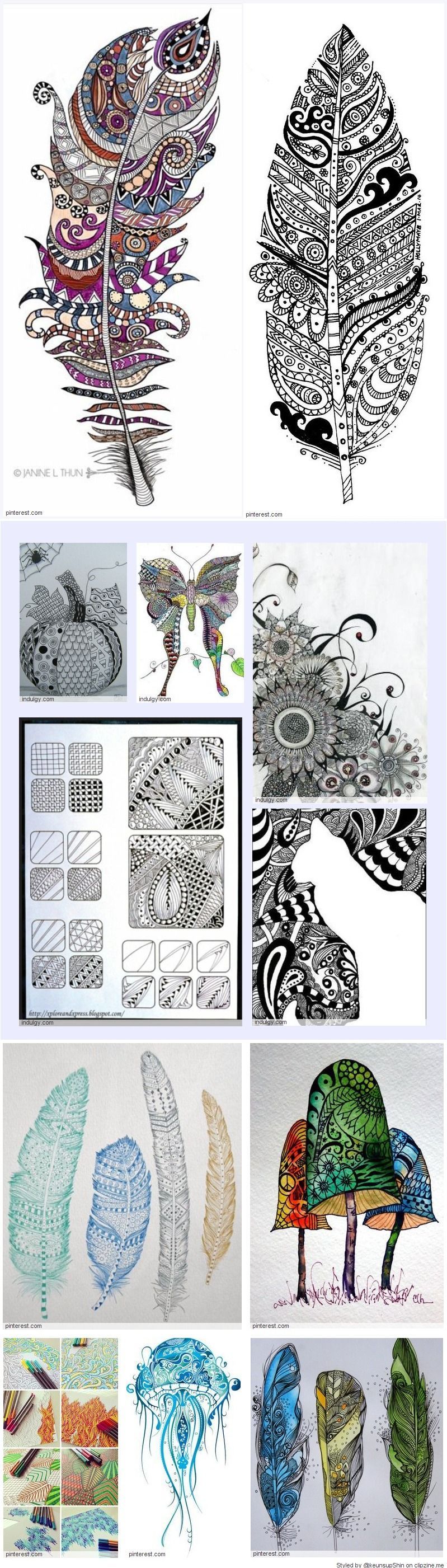 Zentangle Patterns. Art comes in all shapes and forms, be careful to not fit art in just one catorgary.