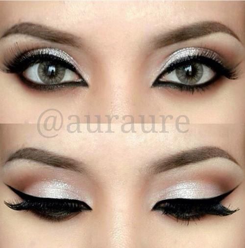 a nice silver look for green eyes :)