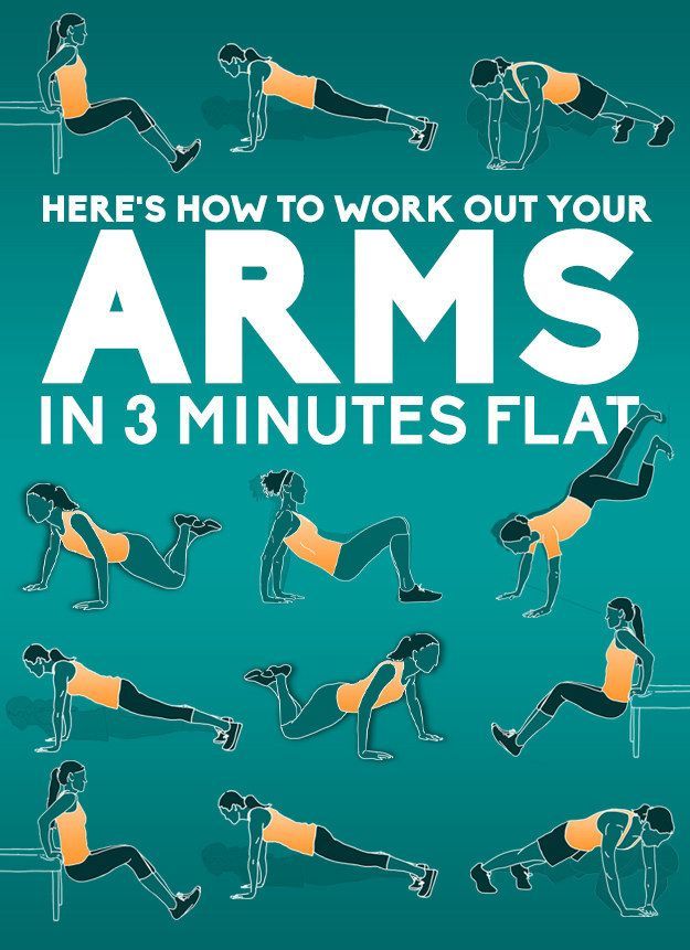 At-home arm workouts — for every level — that you can do in 180 seconds.