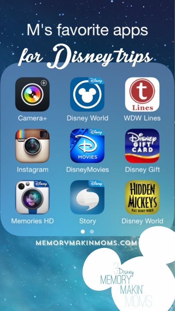 Awesome list of apps to download and use when planning and vacationing Disney style