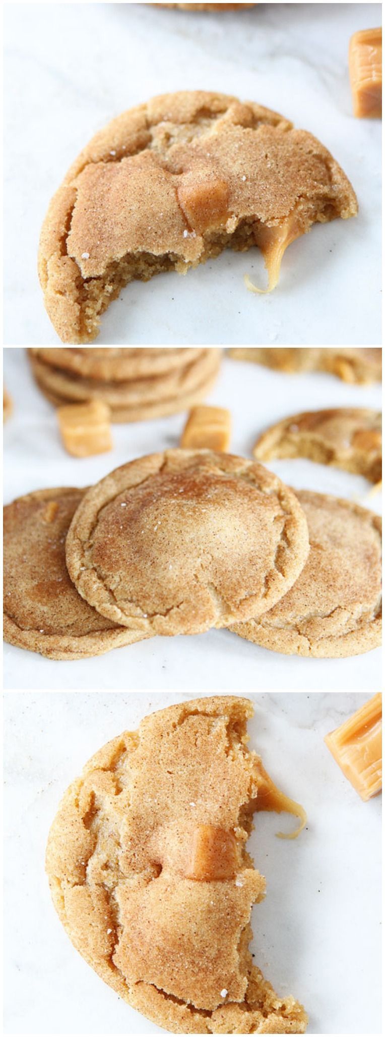 Brown Butter Salted Caramel Cookie Recipe from @Maria (Two Peas and Their Pod)