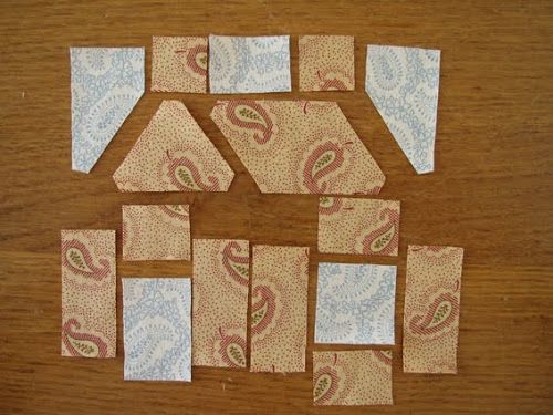 QUILT STAMPING – Building houses from scraps