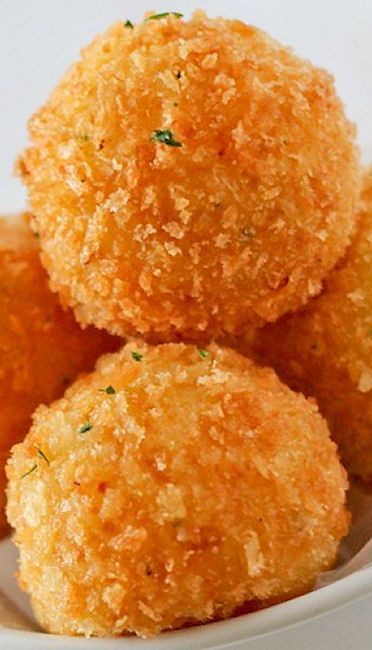 Cheddar Potato Balls Recipe ~ delectable bite… the possibilities are endless.