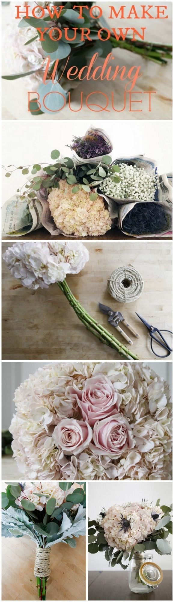 Easy Step By Step Directions How To Make Your Own Bouquet.  FYI I made all the bouquets for our daughter’s wedding.  It wasn’t