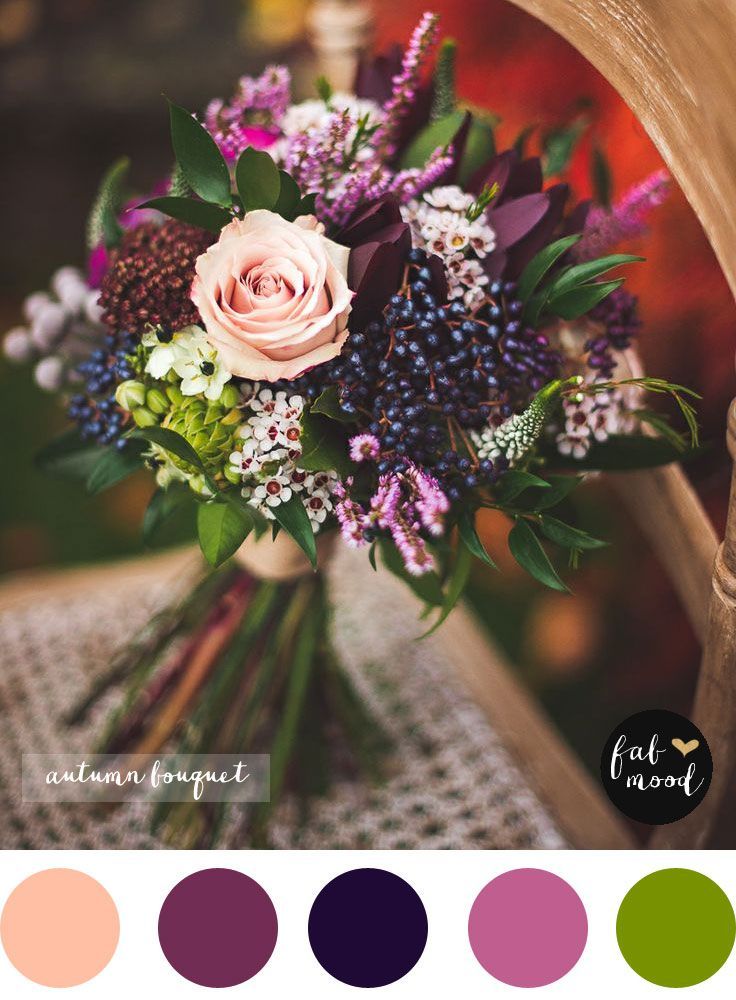 Fall purple wedding bouquet,Autumn Wedding Bouquet | mage by Rebekah J.Murray Photography. The Fall. Bouquet by Sarah at Mrs
