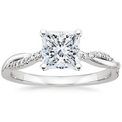 Favorite ring!!!!!  Platinum Petite Twisted Vine Diamond Ring from Brilliant Earth. WOW! Gorgeous! Must be Princess Cut!