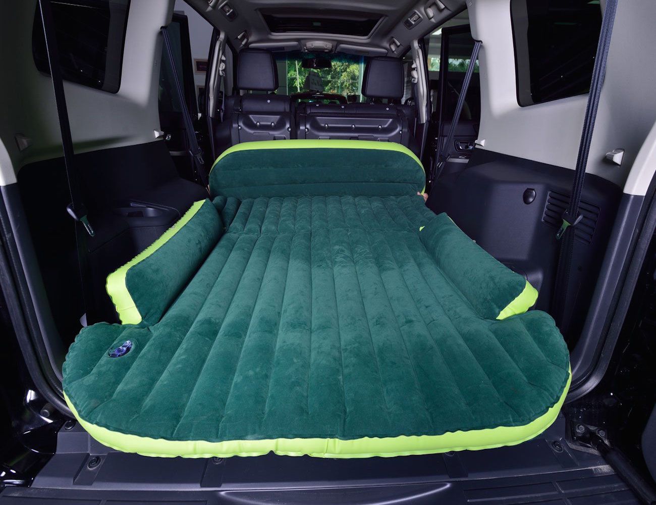 Heading for a camping trip in an SUV? Forget about carrying a separate tent or a sleeping bag if you have the SUV Air Bed.