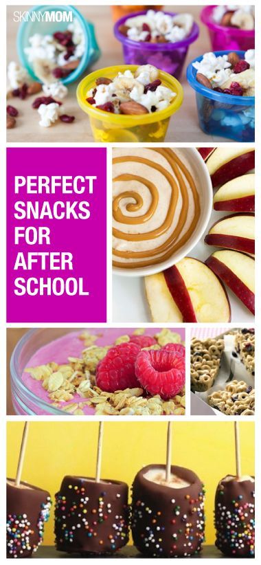 Here are some healthy snack for your kiddos after a long hard day at school.