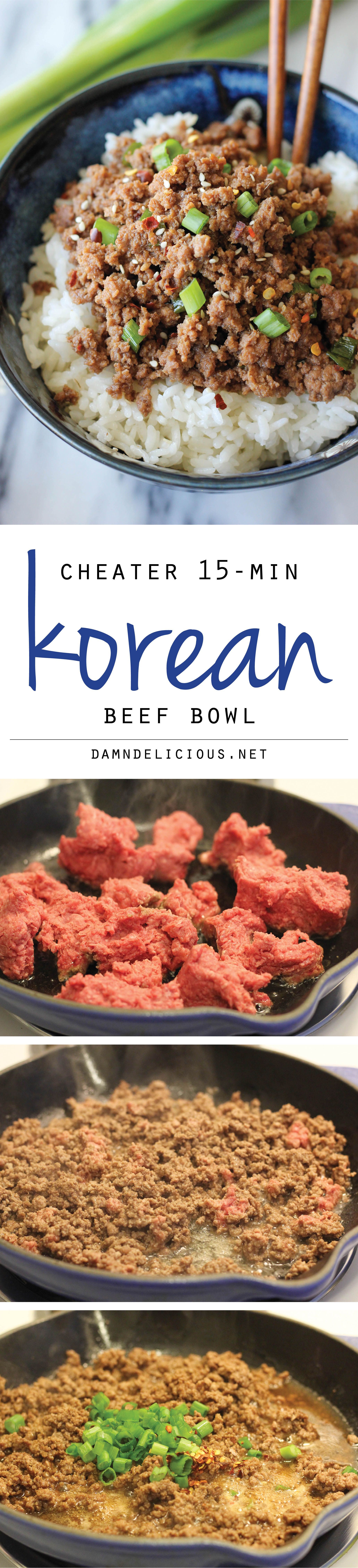 Korean Beef Bowl – Tastes just like Korean BBQ and is on your dinner table in just 15 minutes!