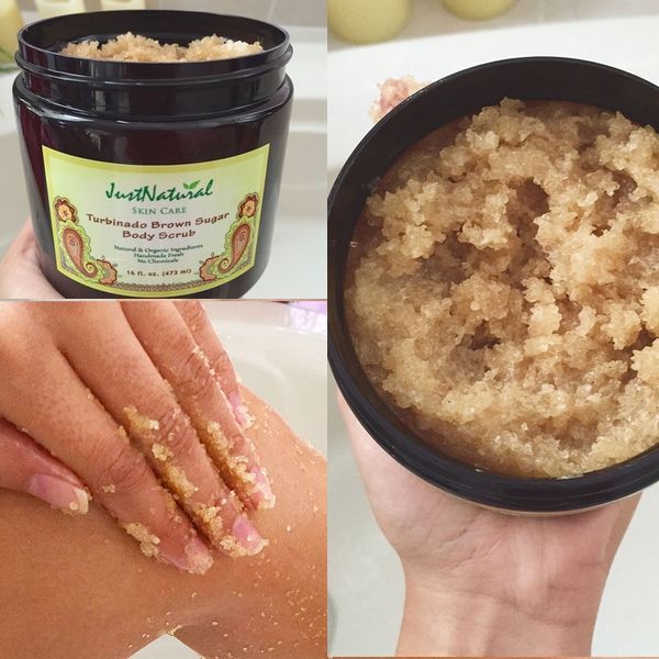 My skin looks shiny and healthy with this natural scrub, smells very very good!!!