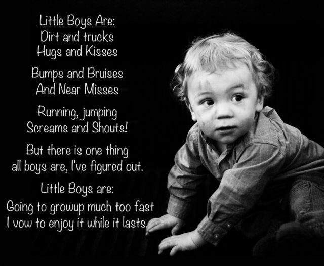 Poem about little boys written by Emmymom- poem may be used for personal use not for profit.