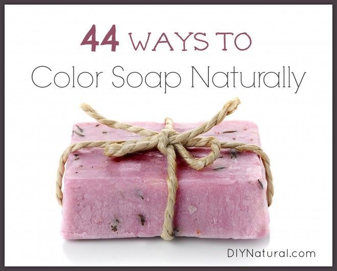 Previously, we shared how to make homemade soap. Now, we’re sharing some interesting and unusual ways to color your soap!