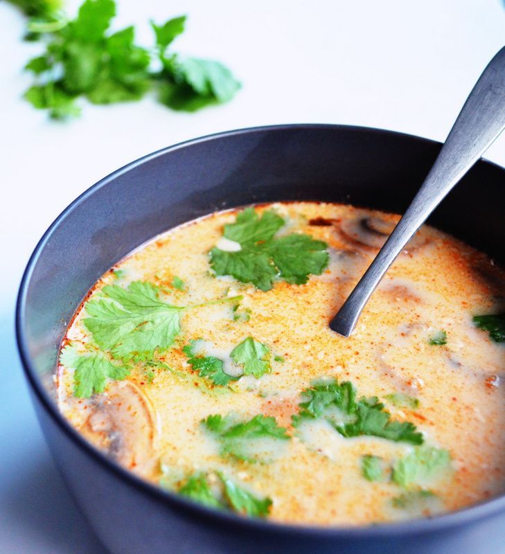 slow cooker Tom Kha Gai (Thai coconut soup) | Lola’s Kitchen Lab