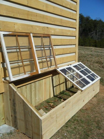small greenhouse made from old antique windows, diy, gardening, repurposing upcycling, woodworking projects