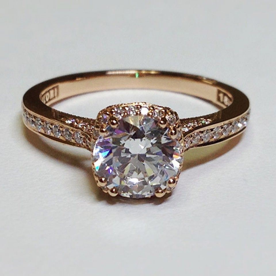 tacori gold engagement ring- I never wear silver anymore so if I ever get married...needs to be gold or rose gold