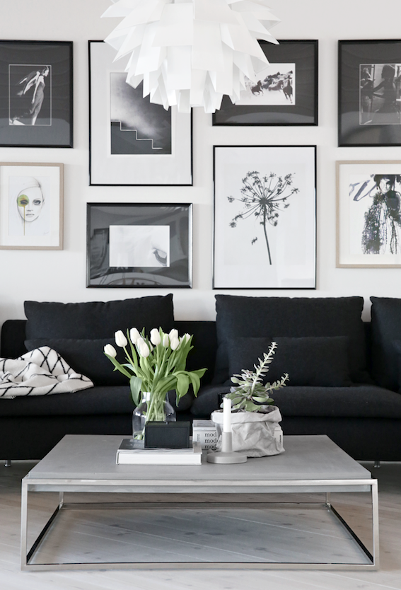 The serene Norwegian home of Nina Holst in monochrome and nudes