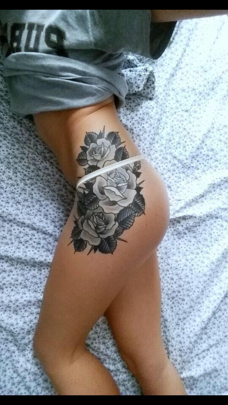 Thigh tattoo, i want this. But a little lower, cause i wanna see it when i wear shorts….so it will probably start on or just a