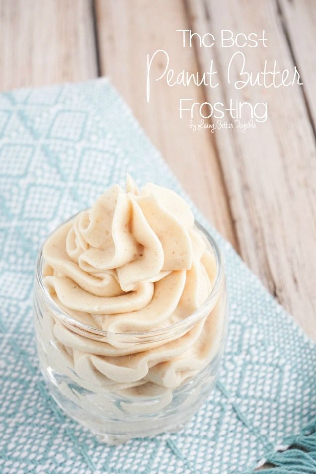 This is The Best Peanut Butter Frosting Recipe you’re going to find. It’s sweet, creamy, peanut buttery PERFECTION!