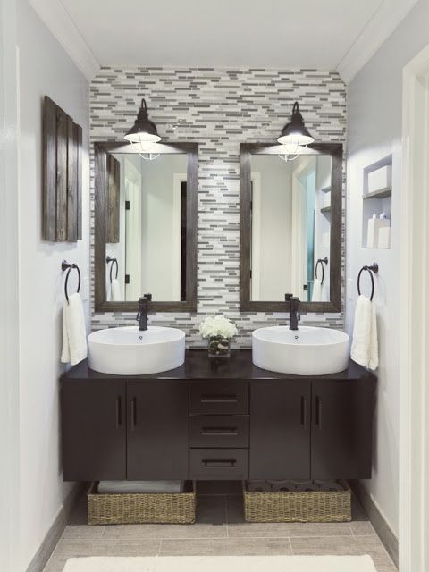 This master bathroom before and after is out of this world!