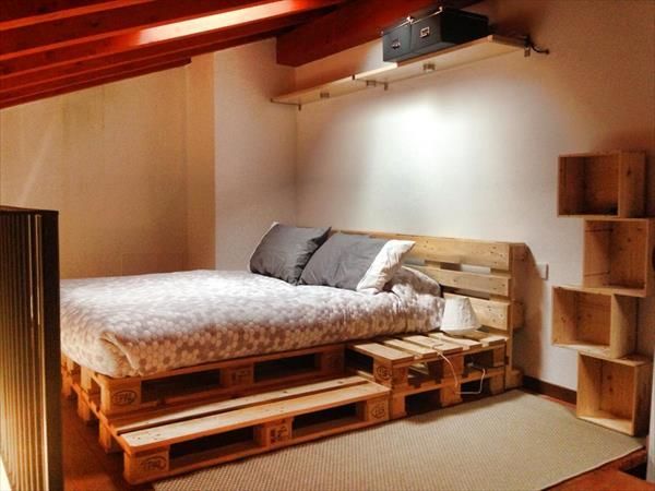5 DIY Beds Made From Wooden Pallets | 99 Pallets