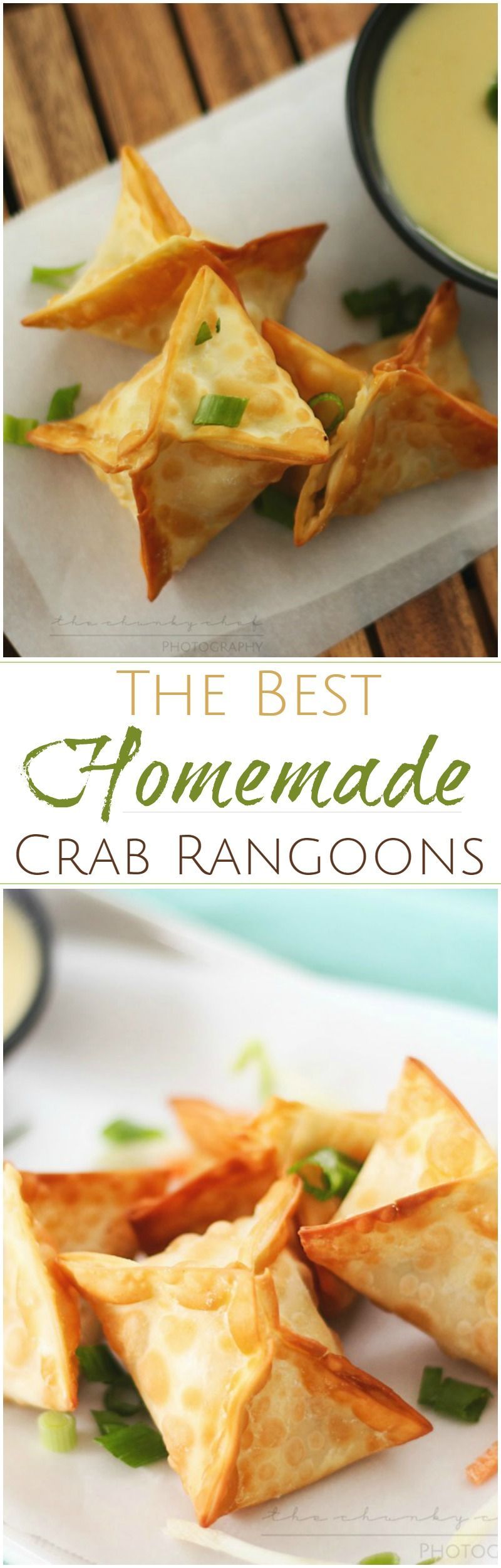 Crab Rangoons | The Chunky Chef | Like your favorite Chinese takeout appetizer… but WAY better!! These crab rangoons are simple