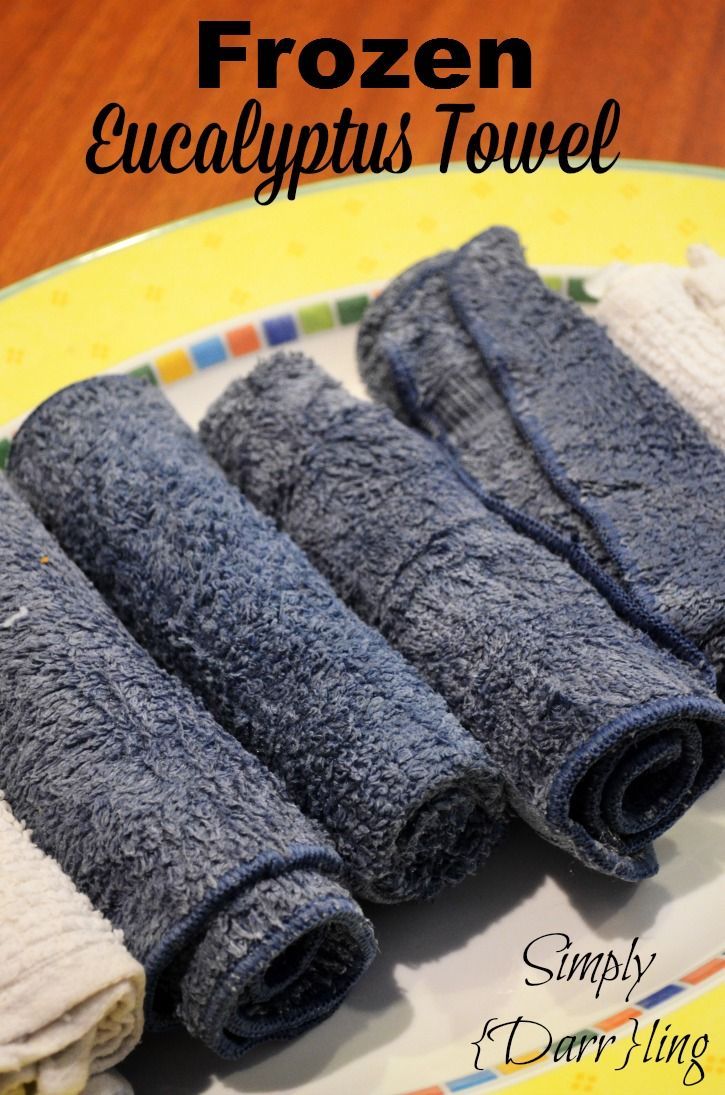 Eucalyptus towels are my favorite after a workout.  I want to make them at home for use after my daily practice.