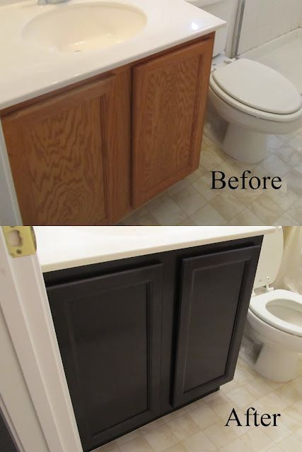 For bathroom and/or kitchen cabinets. How to do it on laminate wood too.