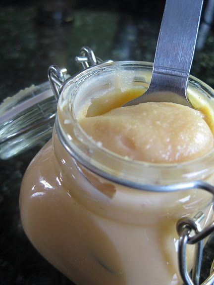 Homemade Organic Sweetened Condensed Milk.  You can make it in the crockpot (one of the “suggestions”).  I am going to use this to