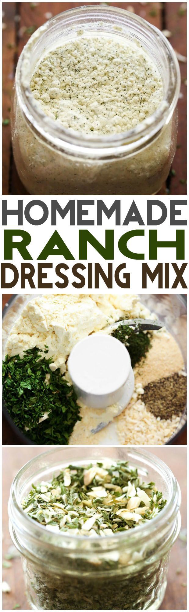 Homemade Ranch Dressing Mix… this is SO simple, so easy to make and is GREAT to have on hand! It tastes so much better homemade!