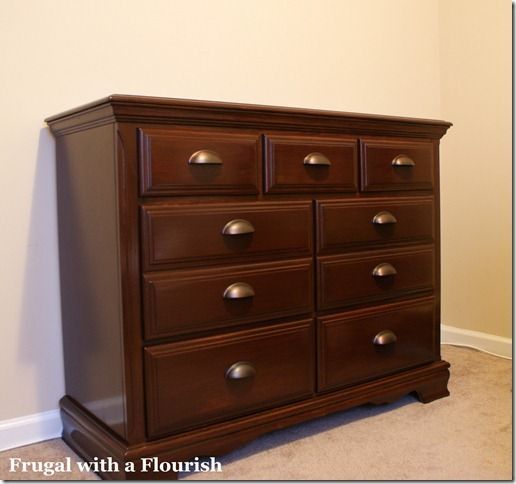 How to strip and restain a dresser (this used to be a light oak!) – Citri-strip Spray stripper, Cabot Stain in Maple Leaf,