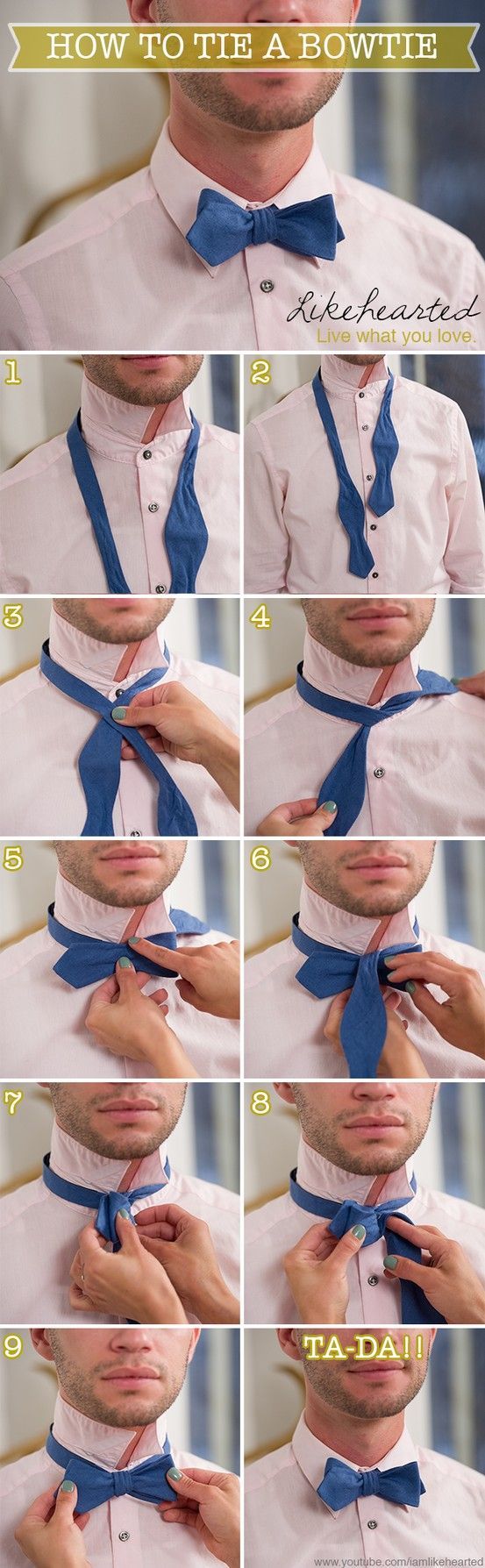 : How to Tie a Bowtie on Someone Else or Yourself!