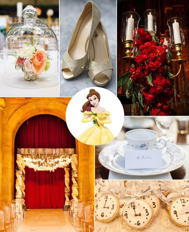If Belle from Beauty and the Beast is your favorite Disney princess then your wedding style is…