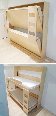 If you have the wall space in your RV gain two extra sleeping spots, with this space saving Bunk Bed Gadget. I’m thinking wall in