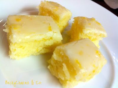 Lemony Lemon Brownies – Click for Recipe