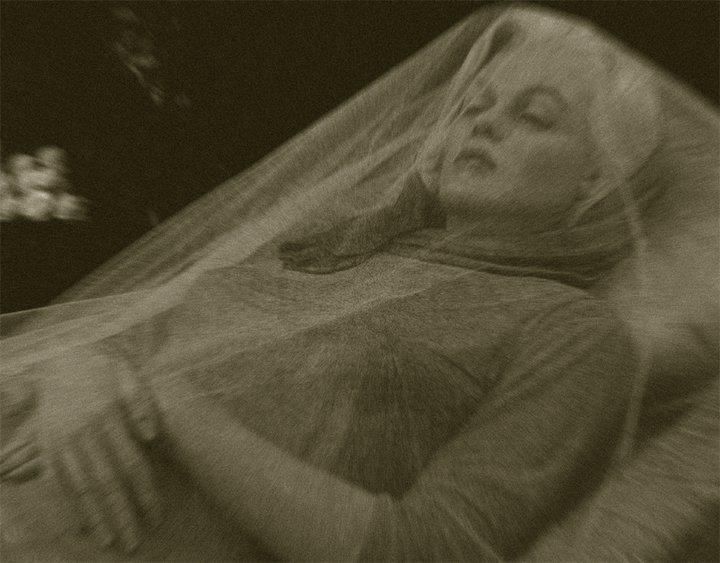 Marilyn Monroe’s actual funeral viewing … eerily and hauntingly beautiful