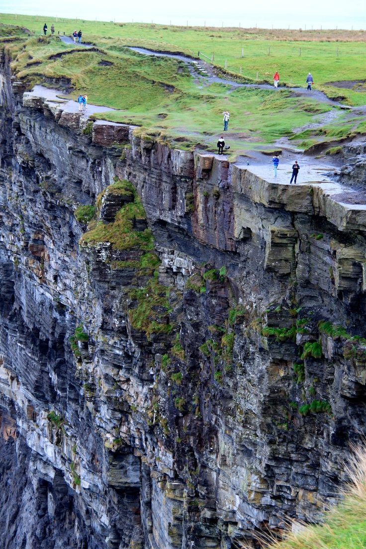 Oh my! I don’t go that close to the edge. Cliffs of Moher – Ireland’s Top 10 Attractions